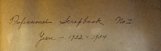 CELLIST HELEN DONOVAN SCRAPBOOK - BOSTON UNIVERSITY WOMEN'S COUNCIL