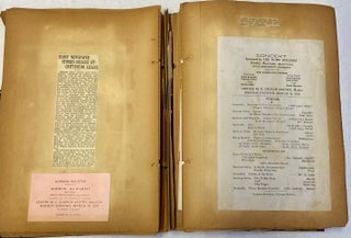 CELLIST HELEN DONOVAN SCRAPBOOK - BOSTON UNIVERSITY WOMEN'S COUNCIL