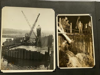 HOLYOKE MA WATER POWER CONTRUCTION PHOTO ALBUM 1949-1952
