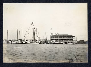 SEASIDE PARK NJ YACHT RACING c. 1900 PHOTO ALBUM - JERSEY SHORE