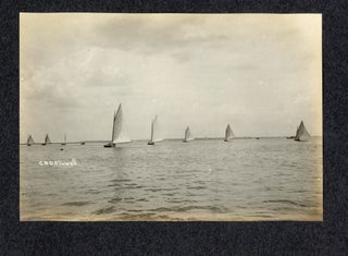 SEASIDE PARK NJ YACHT RACING c. 1900 PHOTO ALBUM - JERSEY SHORE
