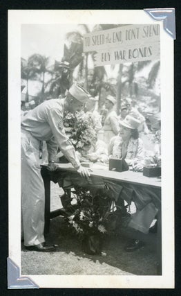 Item #63 WWII ERA MILITARY MAN in HAWAII PHOTO ALBUM