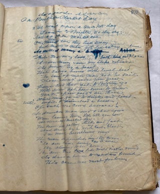 EARLY 1900s HANDWRITTEN COPY BOOK w/ RACIST CONNOTATIONS