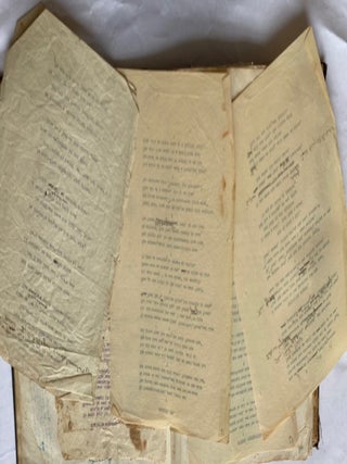 EARLY 1900s HANDWRITTEN COPY BOOK w/ RACIST CONNOTATIONS