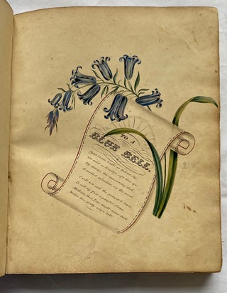 Item #631 1820s - 1840s MEMORY BOOK KEPT by WOMAN - HANDWRITTEN POEMS - WYOMING, LOUISIANA,...