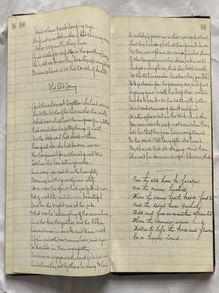 Item #632 HANDWRITTEN POETICAL WORKS of HENRIETTA LIGHTHIPE - ORIGINAL WORK by a WOMAN