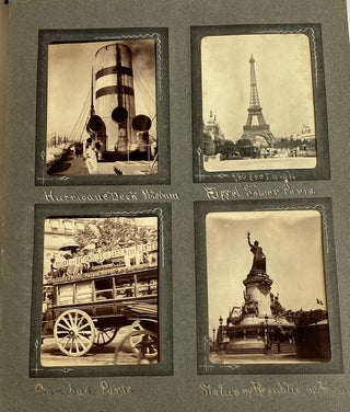 Item #640 1900 PARIS EXPO EUROPEAN TRAVEL KING HUMBERT'S FUNERAL PHOTO ALBUM