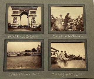 1900 PARIS EXPO EUROPEAN TRAVEL KING HUMBERT'S FUNERAL PHOTO ALBUM