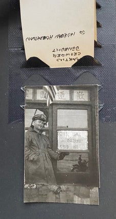 1945 WWII PC 807 US NAVY CREW in CHINA JAPAN and CALIFORNIA PHOTO ALBUM