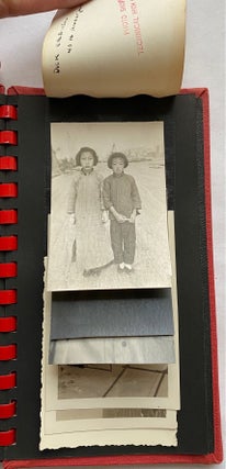 1945 WWII PC 807 US NAVY CREW in CHINA JAPAN and CALIFORNIA PHOTO ALBUM