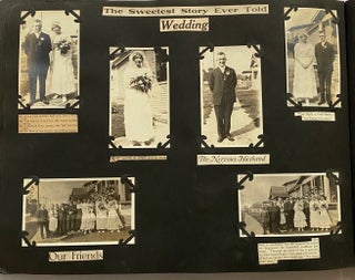 1910s WHIMSICAL PHOTO ALBUM AMUSINGLY CAPTIONED - WWI - FAMILY and FRIENDS 700 PICS