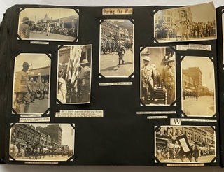 1910s WHIMSICAL PHOTO ALBUM AMUSINGLY CAPTIONED - WWI - FAMILY and FRIENDS 700 PICS