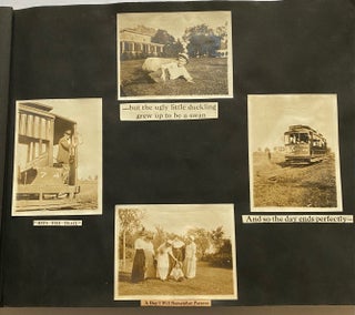 1910s WHIMSICAL PHOTO ALBUM AMUSINGLY CAPTIONED - WWI - FAMILY and FRIENDS 700 PICS