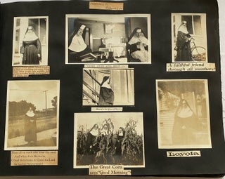 1910s WHIMSICAL PHOTO ALBUM AMUSINGLY CAPTIONED - WWI - FAMILY and FRIENDS 700 PICS