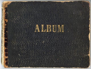19th c. SKETCHBOOK AUTOGRAPH ALBUM MEMORY BOOK