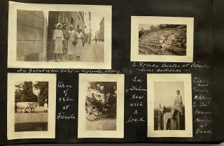 1920s 1930s TRAVEL PHOTO ALBUM - YELLOWSTONE - COLOMBIA - EUROPE