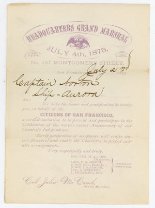 SEA CAPTAIN SALEM O. NORTON LOG BOOK 1855-1862