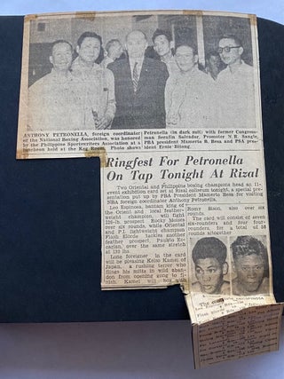 NATIONAL BOXING ASSOCIATION VISIT TO PHILIPPINES 1958 PHOTO ALBUM
