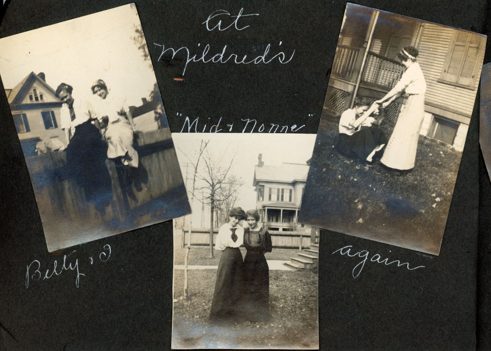 1910s SHURTLEFF COLLEGE ALTON ILLINOIS - FEMALE STUDENT - PHOTO ALBUM
