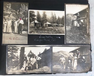 ALASKA, CALIFORNIA, CANADIAN ROCKIES, EUROPE PRESIDENT TAFT PHOTO ALBUM 1906-1947