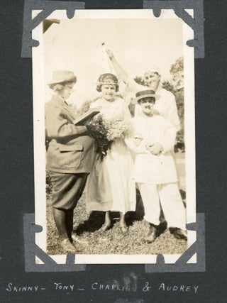 CROSS DRESSING and COUNTRY HIJINKS Iin RURAL VERMONT 1922 PHOTO ALBUM