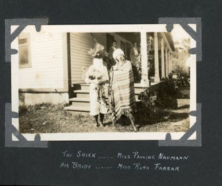CROSS DRESSING and COUNTRY HIJINKS Iin RURAL VERMONT 1922 PHOTO ALBUM