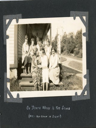CROSS DRESSING and COUNTRY HIJINKS Iin RURAL VERMONT 1922 PHOTO ALBUM