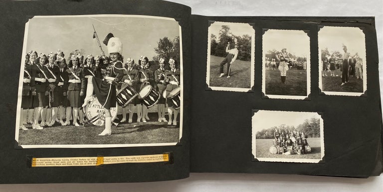 Item #664 Marching Bands And Drum And Bugle Corps On The Homefront, WWII era Massachusetts Photo Album