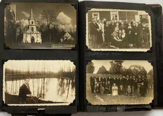 Item #666 1930s Photo Album Of Village Life In Lithuania (With An American Coda