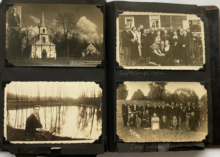 Item #666 1930s Photo Album Of Village Life In Lithuania (With An American Coda)