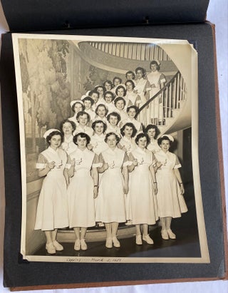 c. 1950 Photo Album - Woman Plays Sports in HS and goes to Nursing School - NH