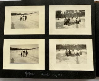 Winnipesaukee NH Ski Club album1935-1943 Photo Album