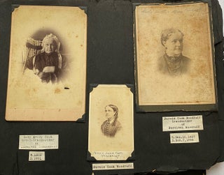 APTED FAMILY PHOTO ALBUM WITH GENEALOGY FROM EARLY 1800s to 1945