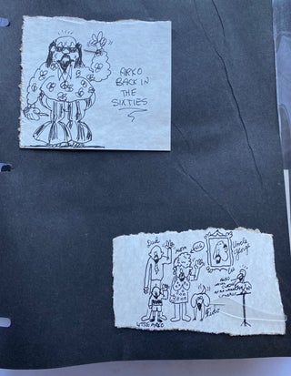 AMUSING SKETCHES DRAWN by POLAROID EMPLOYEE in the 1970s