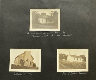 DES MOINE IOWA WOMAN at HIGH SCHOOL & COLLEGE 1915-1923 PHOTO ALBUM