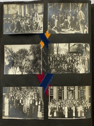 DES MOINE IOWA WOMAN at HIGH SCHOOL & COLLEGE 1915-1923 PHOTO ALBUM