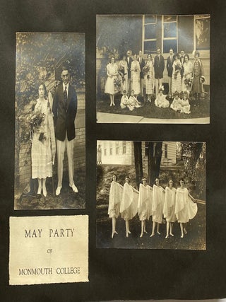 DES MOINE IOWA WOMAN at HIGH SCHOOL & COLLEGE 1915-1923 PHOTO ALBUM