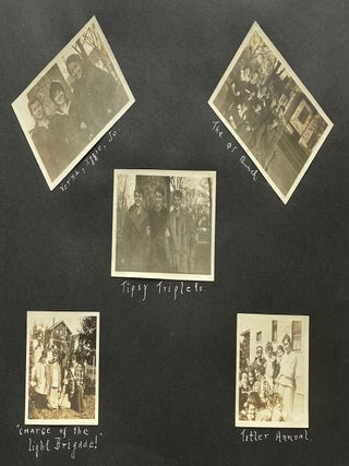 DES MOINE IOWA WOMAN at HIGH SCHOOL & COLLEGE 1915-1923 PHOTO ALBUM