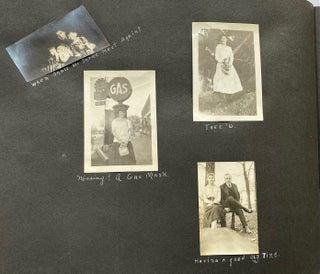 DES MOINE IOWA WOMAN at HIGH SCHOOL & COLLEGE 1915-1923 PHOTO ALBUM