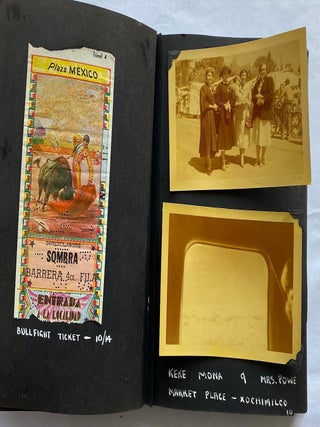 1951 TRIP to MEXICO PHOTO ALBUM and SCRAPBOOK