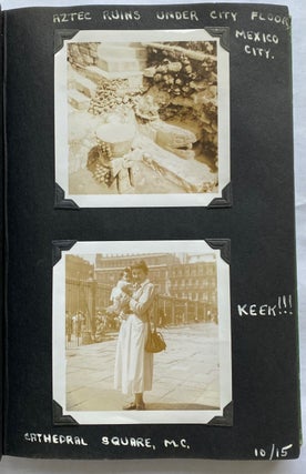 1951 TRIP to MEXICO PHOTO ALBUM and SCRAPBOOK