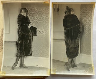 EARLY 1920s VAUDEVILLE ACTRESS and MODEL PHOTO ALBUM SCRAPBOOK
