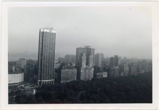 VIEW FROM ON TOP OF THE WORLD TRADE CENTER NYC c. 1973