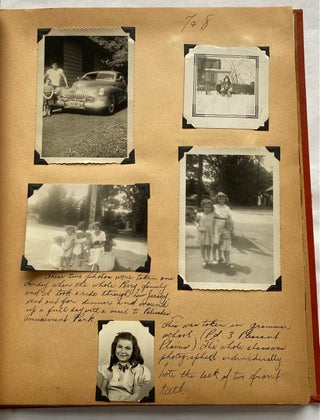 STATEN ISLAND GIRL GROWS UP - c. 1950 SCRAPBOOK PHOTO ALBUM