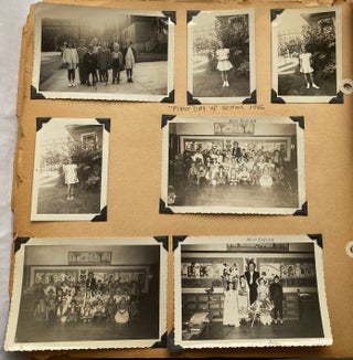 NEW LONDON, CT GIRL GROWS UP SCRAPBOOKS 1930s - 1950s