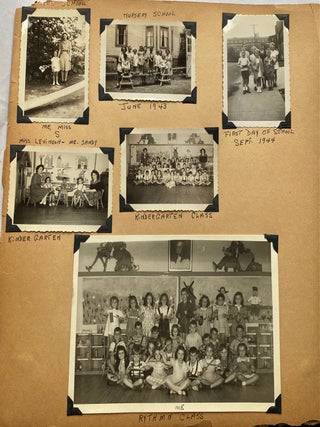 NEW LONDON, CT GIRL GROWS UP SCRAPBOOKS 1930s - 1950s