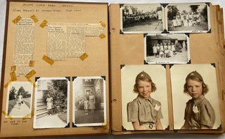 NEW LONDON, CT GIRL GROWS UP SCRAPBOOKS 1930s - 1950s