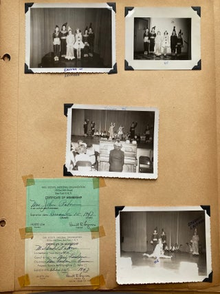 NEW LONDON, CT GIRL GROWS UP SCRAPBOOKS 1930s - 1950s
