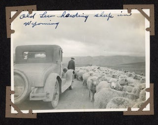1920s SOAP SALESMAN TRAVELS TO WYOMING COLORADO UTAH etc PHOTO ALBUM