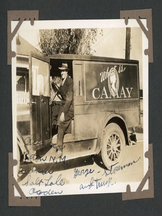 1920s SOAP SALESMAN TRAVELS TO WYOMING COLORADO UTAH etc PHOTO ALBUM